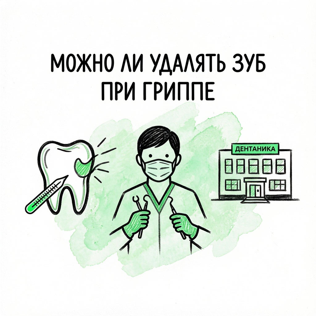 Можно ли удалять зуб при гриппе