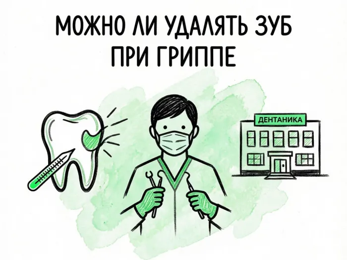 Можно ли удалять зуб при гриппе